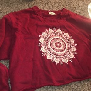 Long sleeve crop top